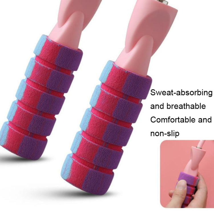 H8010 Weight Bearing Rope Skipping Fitness Equipment, PVC Rope Green, PVC Rope Pink