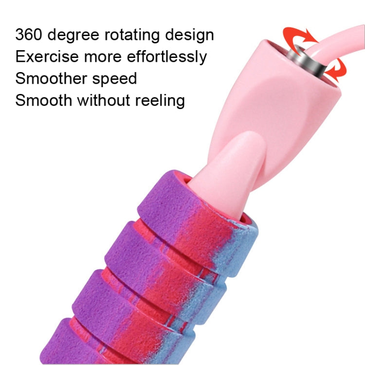 H8010 Weight Bearing Rope Skipping Fitness Equipment, PVC Rope Green, PVC Rope Pink