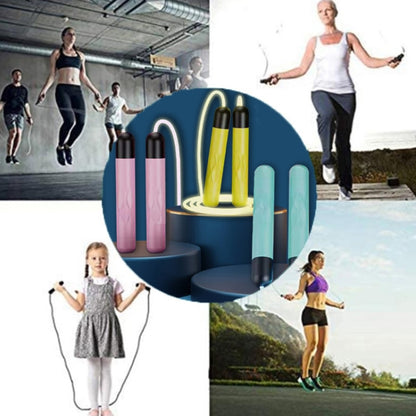 Glowing Skipping Rope Fitness Exercise Student Racing Training, Yellow, Pink, Blue, Green