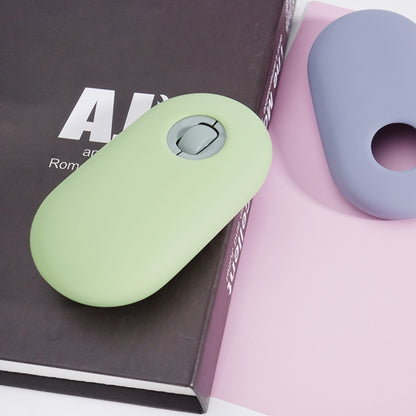 2 PCS Silicone Dustproof Wireless Mouse Protective Case For Logitech Pebble, Black, Pink, Matcha Green, Gray Blue, Transparent