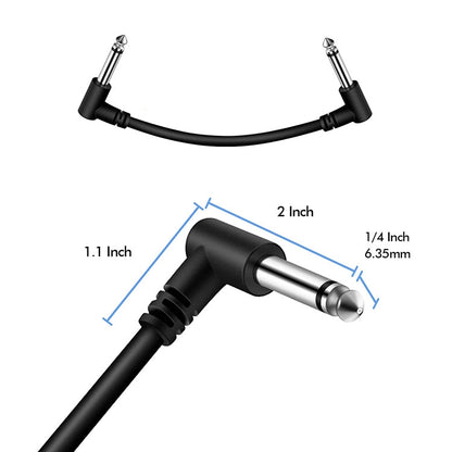 Single Block Audio Instrument Electric Guitar Effect Line, Cable Length:, 15cm, 30cm