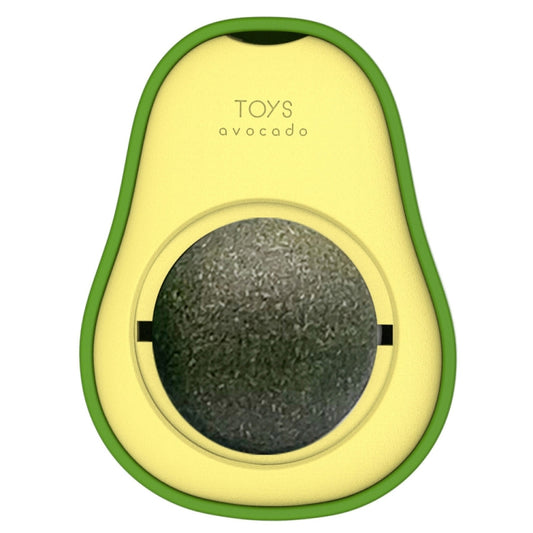 Catnip Balls And Avocado Teasing Cat Teeth Cleaning Toy, Mint Ball, Gall Fruit