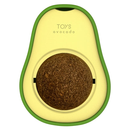 Catnip Balls And Avocado Teasing Cat Teeth Cleaning Toy, Mint Ball, Gall Fruit