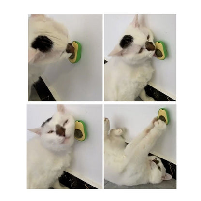 Catnip Balls And Avocado Teasing Cat Teeth Cleaning Toy, Mint Ball, Gall Fruit