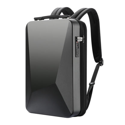 Bopai 61-93318A Hard Shell Waterproof and Expandable Backpack with USB Charging Hole, Spec:, Regular (Silver), Password (Silver), Regular (Black), Password (Black)