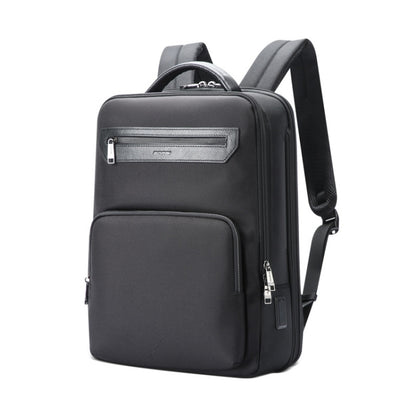 Bopai 61-121518 Multi-compartment Waterproof Expandable Backpack with USB Charging Hole, Black, Dark Gray