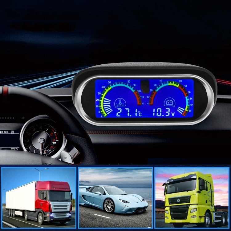 Agricultural Vehicle Car Modification Instrument, Style:, Water Temperature (10mm) With Voltage, Water Temperature (14mm) With Voltage, Water Temperature (16mm) With Voltage, Water Temperature (17mm) With Voltage, Water Temperature (21mm) With Voltage