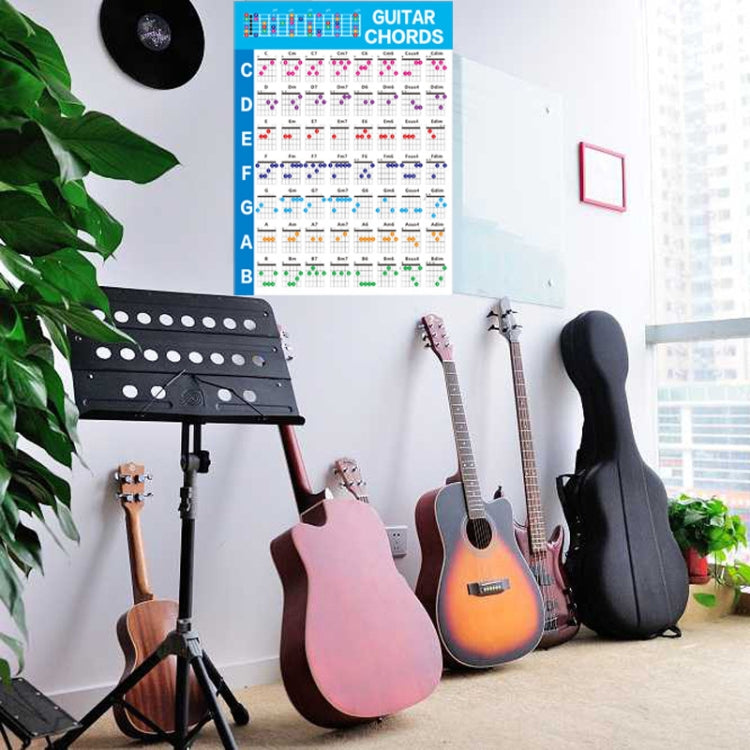 G625 Paper Chord Score Guitar Chord Fingering Exercise Chart, G625(Small), G625(Large)