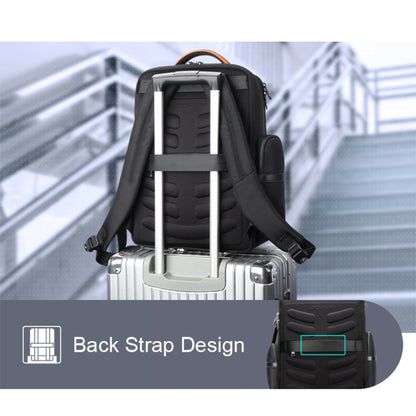 Bopai 61-86611 Multifunctional Wear-resistant Anti-theft Laptop Backpack with USB Charging Hole