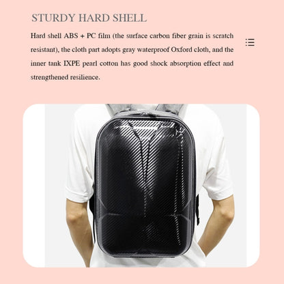 Hard Shell PC Carbon Fiber Backpack for DJI Mini 3 Pro Drone, For DJI Mini 3 Pro