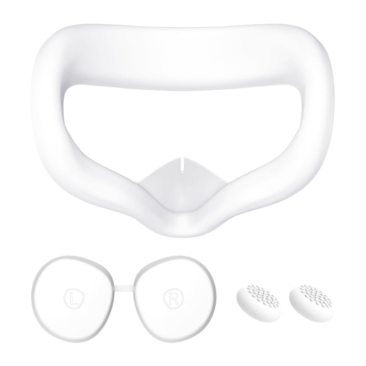 VR Silicone Eye Mask+Lens Protective Cover+Joystick Hat, For Meta Quest 2, Eye Mask+Lens Protective Cover+Joystick Hat (Black), Eye Mask+Lens Protective Cover+Joystick Hat (White), Eye Mask+Lens Protective Cover+Joystick Hat (Gray)                     ...