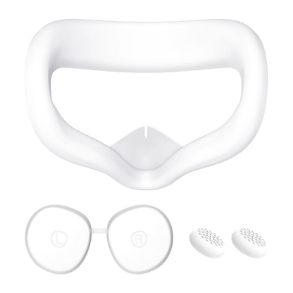 VR Silicone Eye Mask+Lens Protective Cover+Joystick Hat, For Meta Quest 2, Eye Mask+Lens Protective Cover+Joystick Hat (Black), Eye Mask+Lens Protective Cover+Joystick Hat (White), Eye Mask+Lens Protective Cover+Joystick Hat (Gray)                     ...