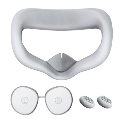 VR Silicone Eye Mask+Lens Protective Cover+Joystick Hat, For Meta Quest 2, Eye Mask+Lens Protective Cover+Joystick Hat (Black), Eye Mask+Lens Protective Cover+Joystick Hat (White), Eye Mask+Lens Protective Cover+Joystick Hat (Gray)                     ...