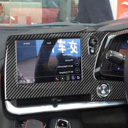 For Chevrolet Corvette C8 Right-Hand Drive Central Control Screen Frame Sticker, Right-Hand Drive