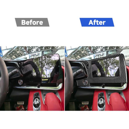 For Chevrolet Corvette C8 Left-Hand Drive Central Control Screen Frame Sticker, Left-Hand Drive