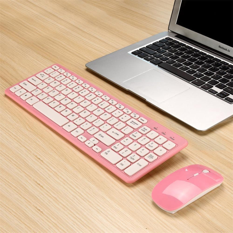 MLD-568 Office Gaming Mute Wireless Mouse Keyboard Set, MLD-568 Blue, MLD-568 Pink, MLD-568 Black, MLD-568 White
