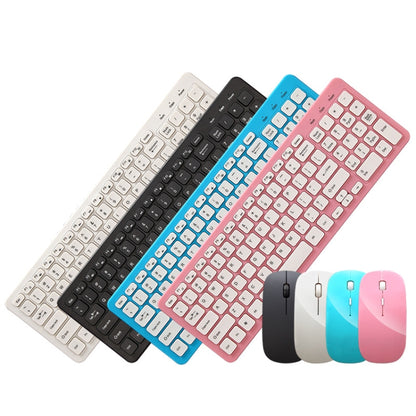 MLD-568 Office Gaming Mute Wireless Mouse Keyboard Set, MLD-568 Blue, MLD-568 Pink, MLD-568 Black, MLD-568 White
