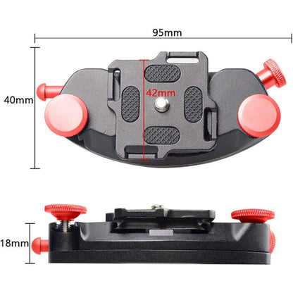 JMSUZ JMSUZ12412 For GoPro Quick Hanging Outdoor SLR Camera Waist Buckle, Red, Blue, Black, Silver Gray, Orange
