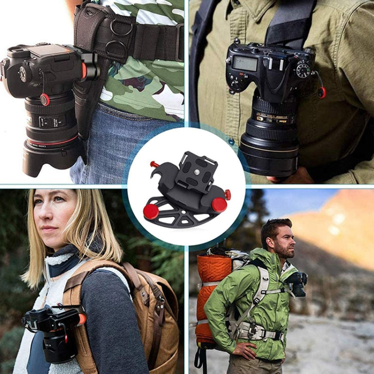 JMSUZ JMSUZ12412 For GoPro Quick Hanging Outdoor SLR Camera Waist Buckle, Red, Blue, Black, Silver Gray, Orange