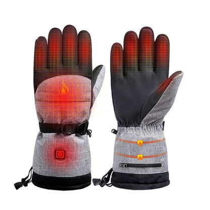 Winter Heating Hand Warmer Electric Thermal Gloves ,Specification:, Only Gloves, With Battery Box