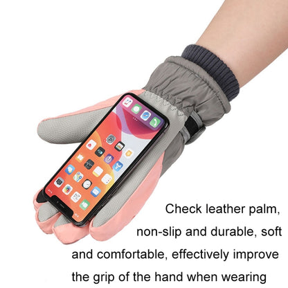 1 Pair Winter Fleece Thickened Warm And Windproof Outdoor Riding Motorcycle Gloves, Free Code