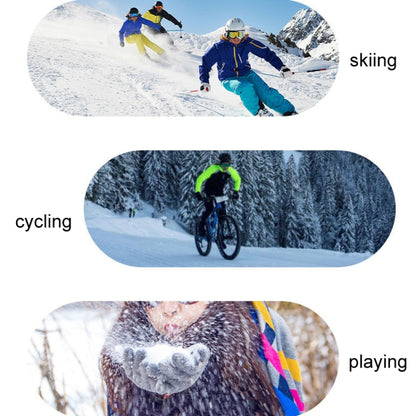 1 Pair Winter Fleece Thickened Warm And Windproof Outdoor Riding Motorcycle Gloves, Free Code