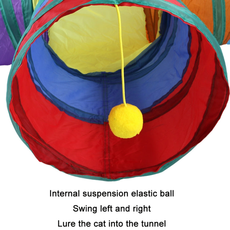 Cat Intelligence Rainbow Collapsible Runway Pet Supplies, B15101, B18405, B18207
