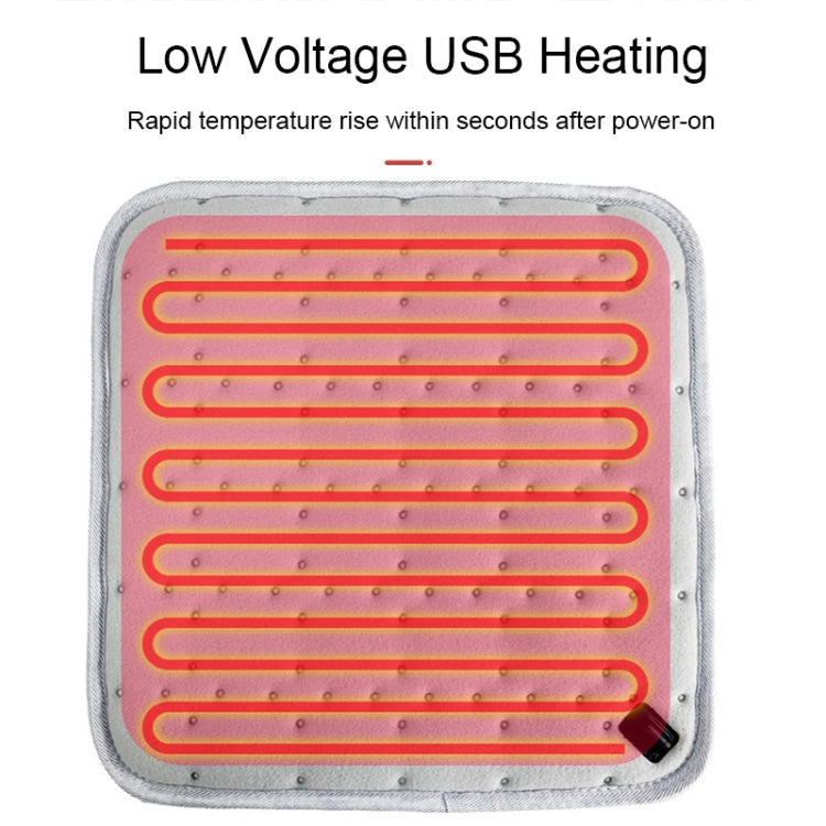 11696 5V USB Plug-in Car Timing Heating Seat Cushion, Heating Seat Cushion