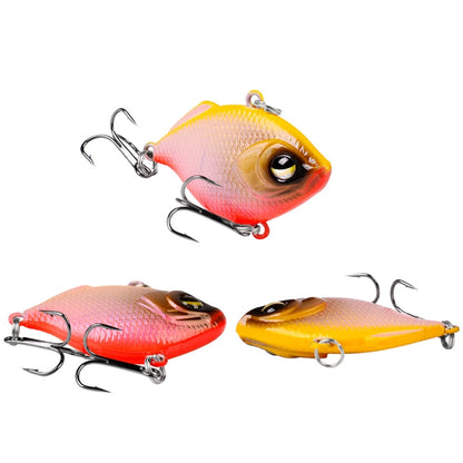 3 PCS PROBEROS DW1044 4.5cm/8.5g Lure Fake Bait Iconic Plastic VIB Hard Bait, DW1044 C, DW1044 D, DW1044 E, DW1044 F, DW1044 G, DW1044 H, DW1044 A, DW1044 B