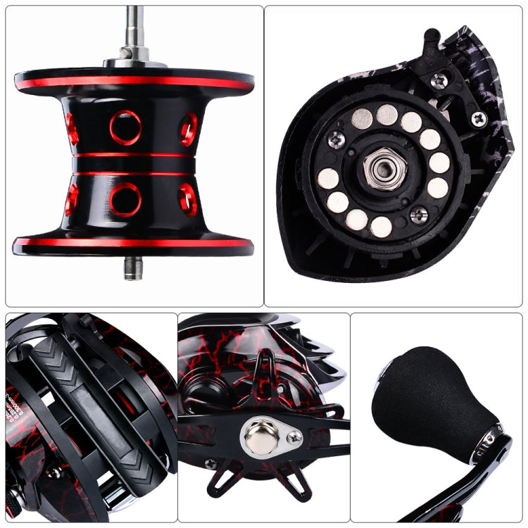 PROBEROS Metal Drop Wheel 18+1 Axis Axis Asian Fish Wheel, DW121R Right Hand, DW121L Left Hand