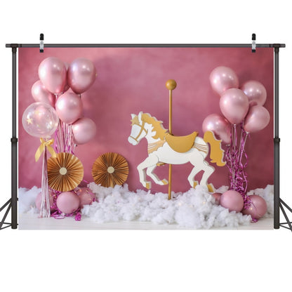 2.1m X 1.5m Birthday Party Shooting 3D Printed Background Cloth