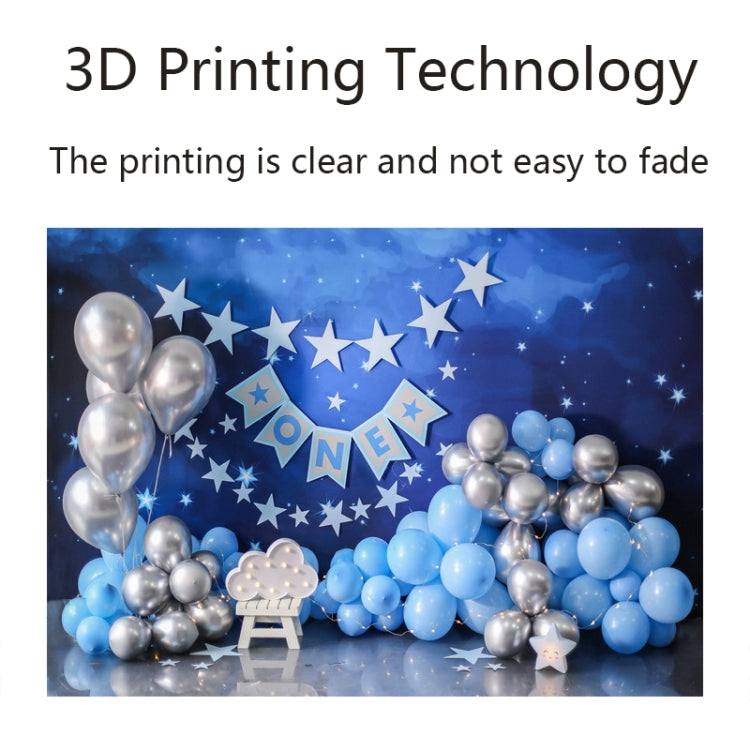 2.1m X 1.5m Birthday Party Shooting 3D Printed Background Cloth