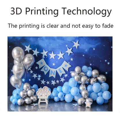 2.1m X 1.5m Birthday Party Shooting 3D Printed Background Cloth