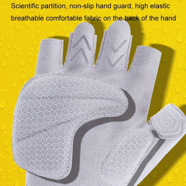 HF008 Outdoor Riding Non-slip Rock Climbing Sports Iron Jump Rope Gloves, L, S, M