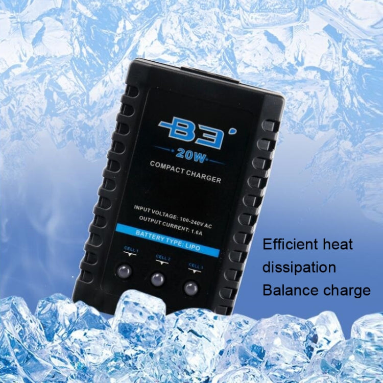 B3 20W Model Fixed Wing Drone Lithium Battery Charger, B3 US Plug, B3 EU Plug