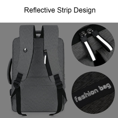 140 Large-capacity Business Commuter Laptop Backpack with USB Charging Interface, Red, Blue, Black, Grey