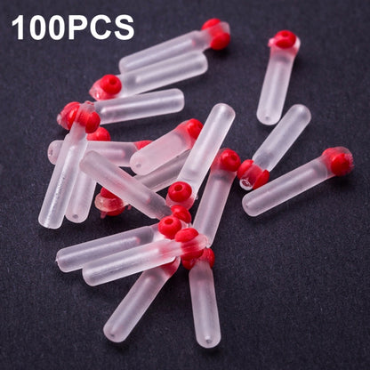 100 PCS SXP01 Dual CoreSilicone Floating Seat Fishing Accessories, Size:, Small, Medium, Large