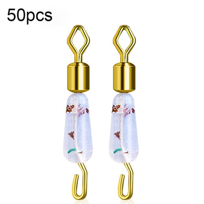 50 PCS HS-052 Silicone Eight-Shaped Ring Connector, Small, Medium, Large