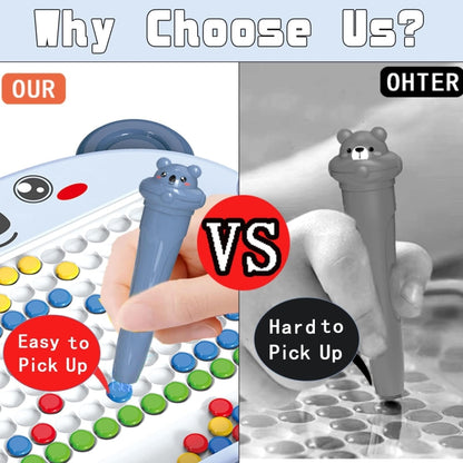80 Beads Kids Magnetic Drawing Board Big Chess Children Creative Toys, 80 Beads Koala, 80 Beads Panda, 80 Beads Bear, 80 Beads Frog