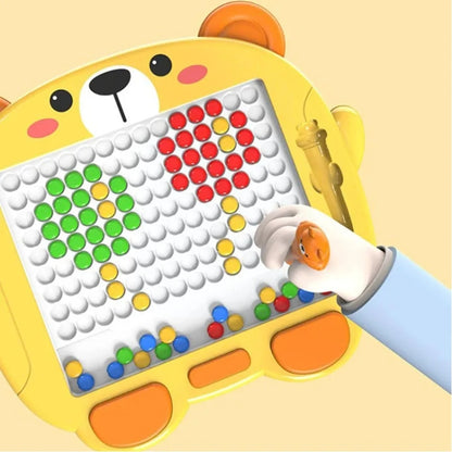 80 Beads Kids Magnetic Drawing Board Big Chess Children Creative Toys, 80 Beads Koala, 80 Beads Panda, 80 Beads Bear, 80 Beads Frog
