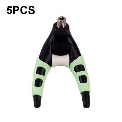 Detachable Luminous Claw Turret Bracket Head Fishing Rod Head Bracket Accessories, Size: Large, 5 PCS Small, Large