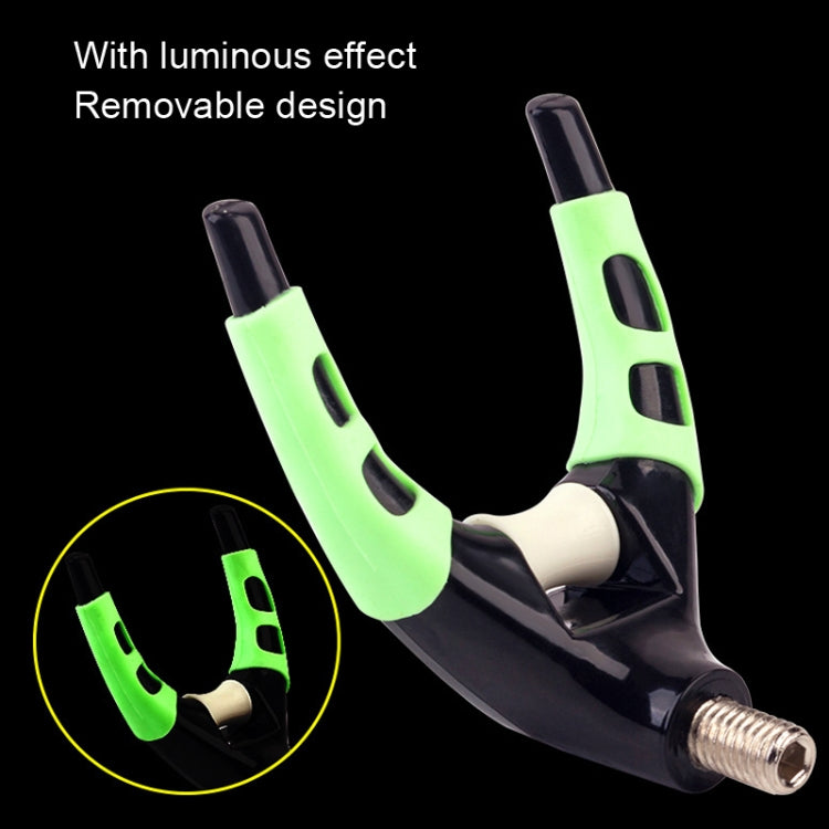 Detachable Luminous Claw Turret Bracket Head Fishing Rod Head Bracket Accessories, Size: Large, 5 PCS Small, Large
