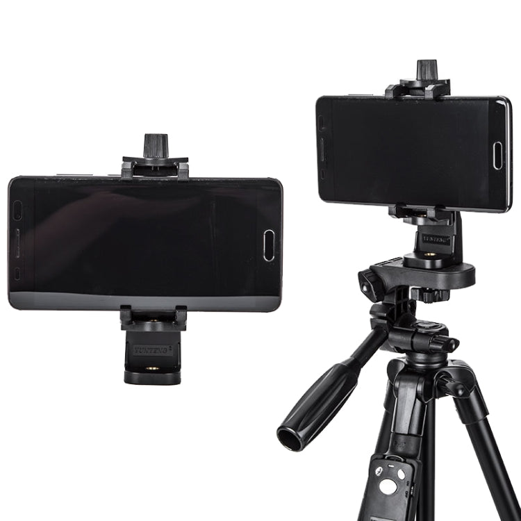 YUNTENG Tripod PTZ Adapter Aelfie Rod Live Broadcast Bracket Fixing Clip, YUNTENG Fixing Clip