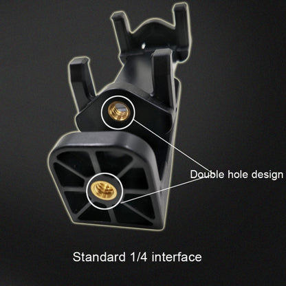 YUNTENG Tripod PTZ Adapter Aelfie Rod Live Broadcast Bracket Fixing Clip, YUNTENG Fixing Clip
