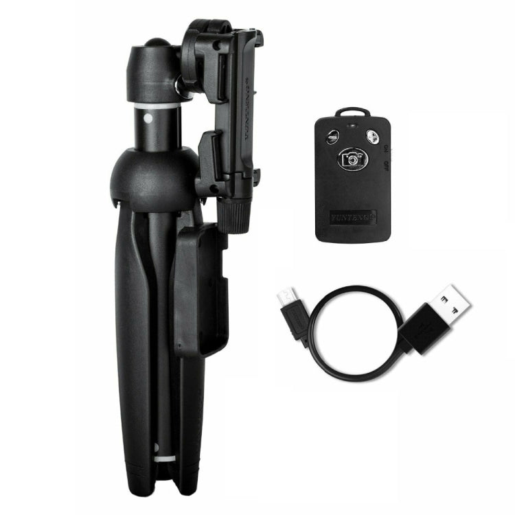 YUNTENG Mobile Phone Selfie Rod Tripod With Bluetooth Remote Control, 9928 Black, 9928N Black