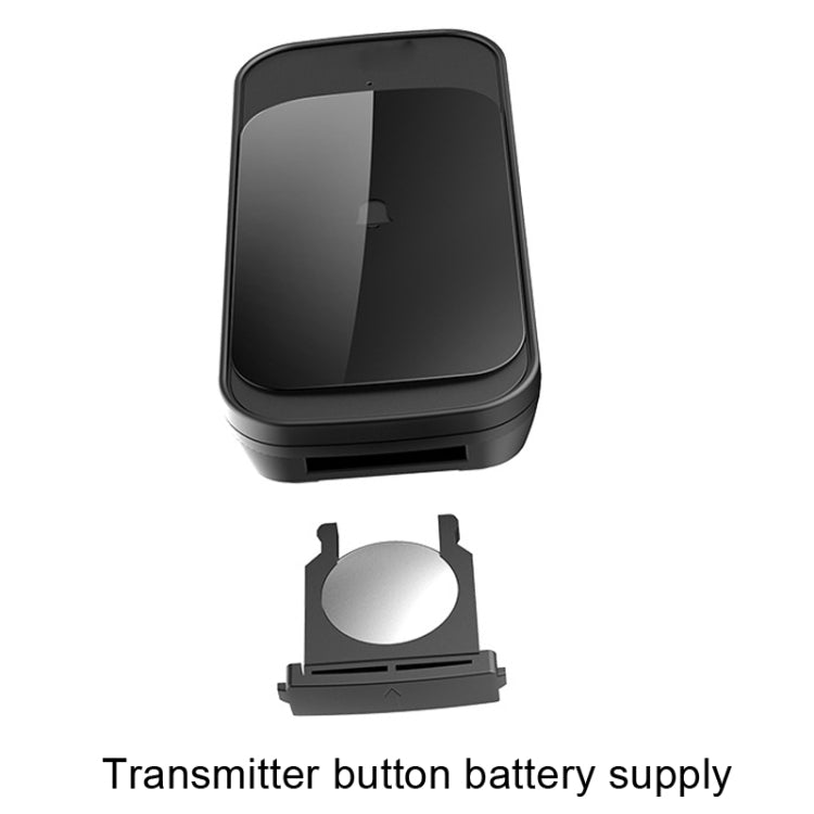 C03 1 For 1 Home Wireless Waterproof Touch Sensor Doorbell, C03 EU Plug Black, C03 UK Plug Black, C03 UK Plug White, C03 EU Plug White, C03 US Plug Black, C03 US Plug White
