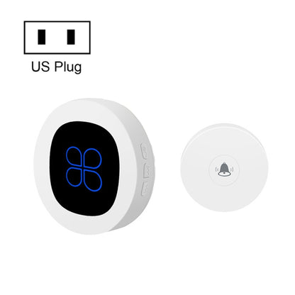 R16 1 For 1 Smart Wireless Self-Powered Hotel Home Electronic Call Doorbell, R16 US Plug White, R16 US Plug Black, R16 UK Plug White, R16 UK Plug Black, R16 EU Plug White, R16 EU Plug Black