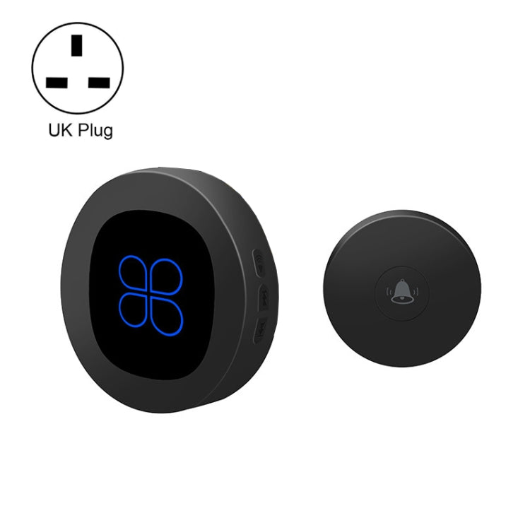 R16 1 For 1 Smart Wireless Self-Powered Hotel Home Electronic Call Doorbell, R16 US Plug White, R16 US Plug Black, R16 UK Plug White, R16 UK Plug Black, R16 EU Plug White, R16 EU Plug Black