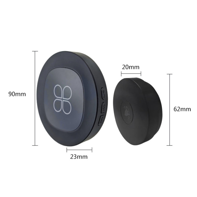 R16 1 For 1 Smart Wireless Self-Powered Hotel Home Electronic Call Doorbell, R16 US Plug White, R16 US Plug Black, R16 UK Plug White, R16 UK Plug Black, R16 EU Plug White, R16 EU Plug Black