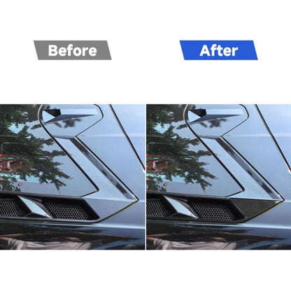 For Chevrolet Corvette C8 4pcs /Set Roof Engine Vent Sticker